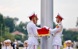 Lễ thượng cờ rủ Quốc tang Chủ tịch nước Trần Đại Quang